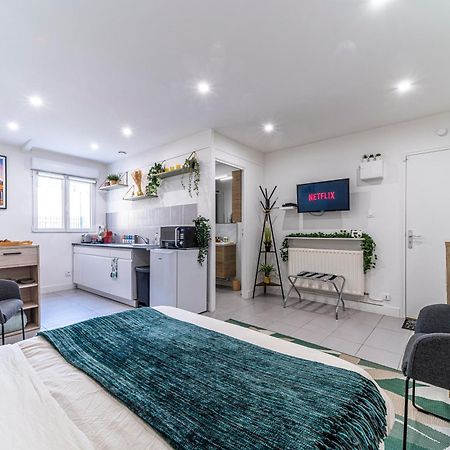 Le Cosy - Free Parking - Proche Gares Lille - Netflix - Wifi Appartement Mons-en-Baroeul Buitenkant foto