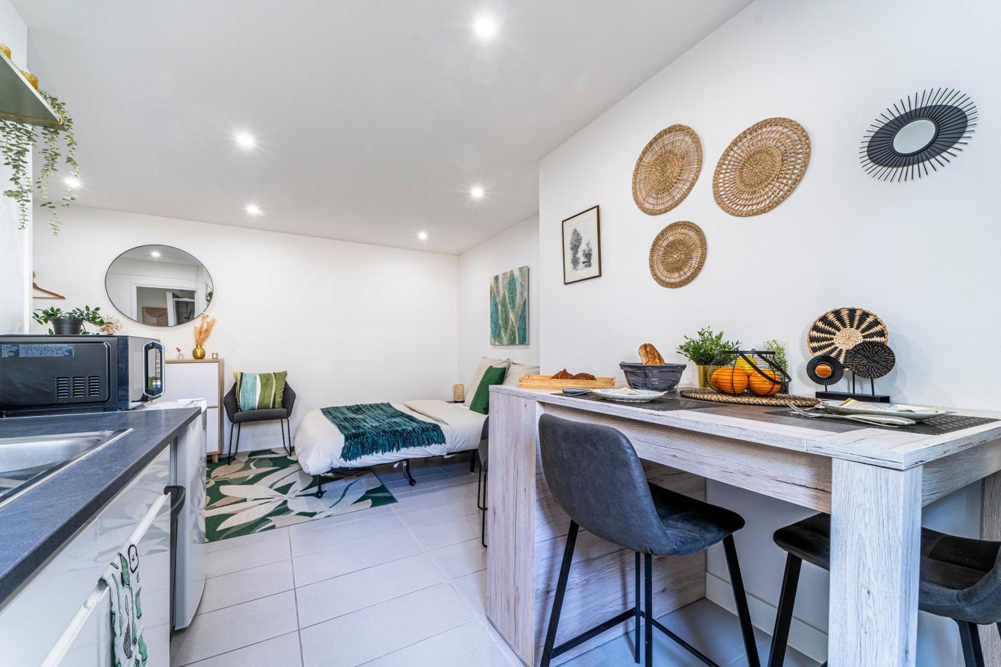 Le Cosy - Free Parking - Proche Gares Lille - Netflix - Wifi Appartement Mons-en-Baroeul Buitenkant foto