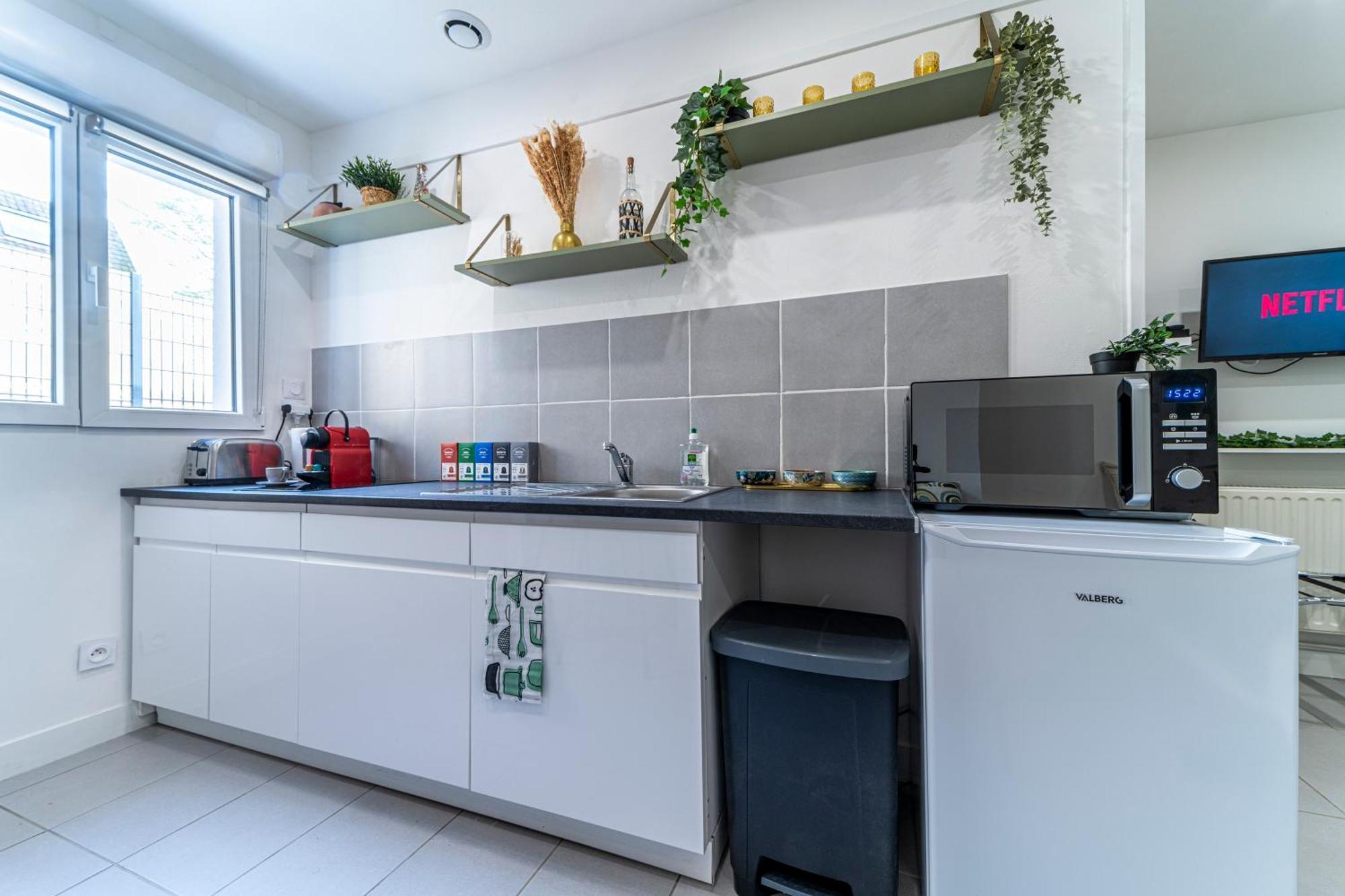 Le Cosy - Free Parking - Proche Gares Lille - Netflix - Wifi Appartement Mons-en-Baroeul Buitenkant foto