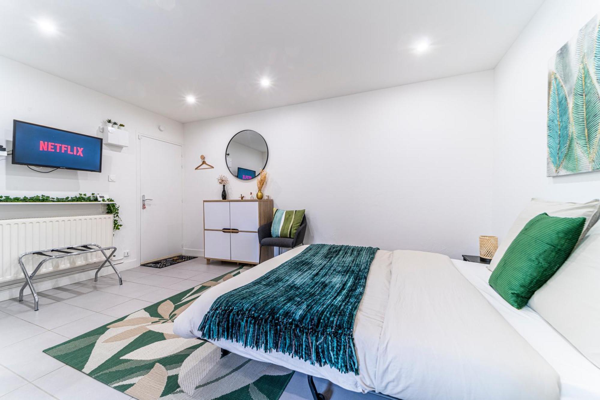 Le Cosy - Free Parking - Proche Gares Lille - Netflix - Wifi Appartement Mons-en-Baroeul Buitenkant foto