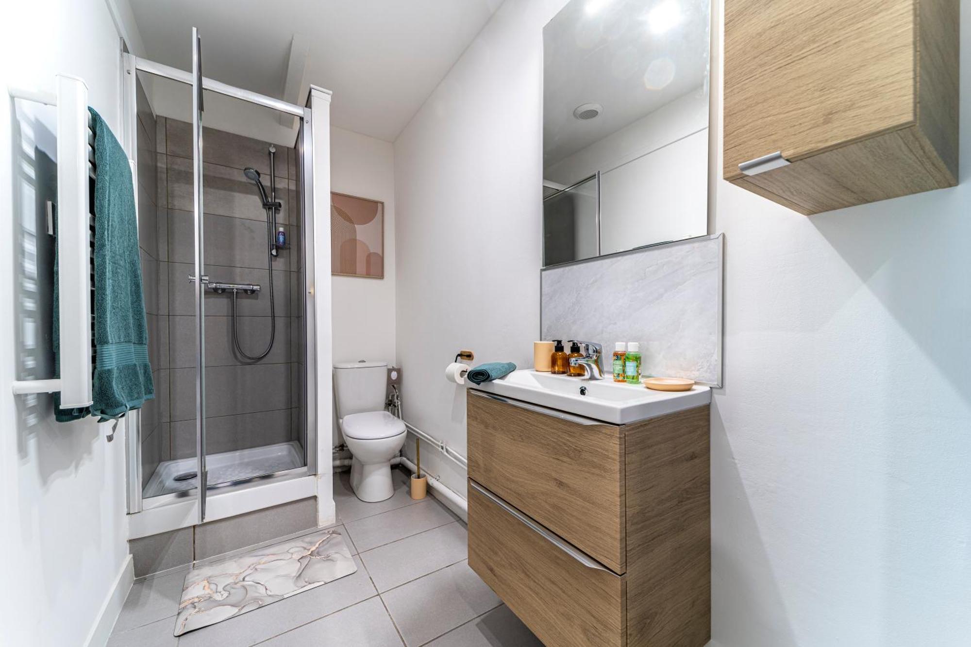 Le Cosy - Free Parking - Proche Gares Lille - Netflix - Wifi Appartement Mons-en-Baroeul Buitenkant foto